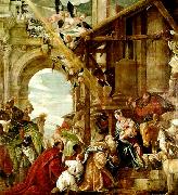 Paolo  Veronese adoration of the magi oil painting reproduction